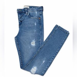 Zara Kids Blue Distressed Jeans